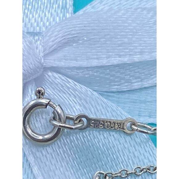 Authentic Tiffany & Co. Authentic Sterling Silver Infinity Pendant Necklace - Picture 9 of 10